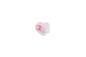 Preview: Kids buttons as hearts out plastic in pink dark pink 15 mm 0,59 inch